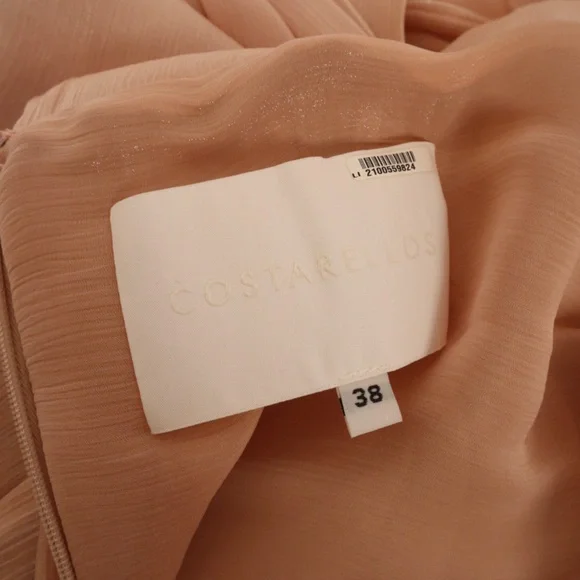COSTARELLOS Blush Pink Evening Dress Gown - Picture 4 of 5